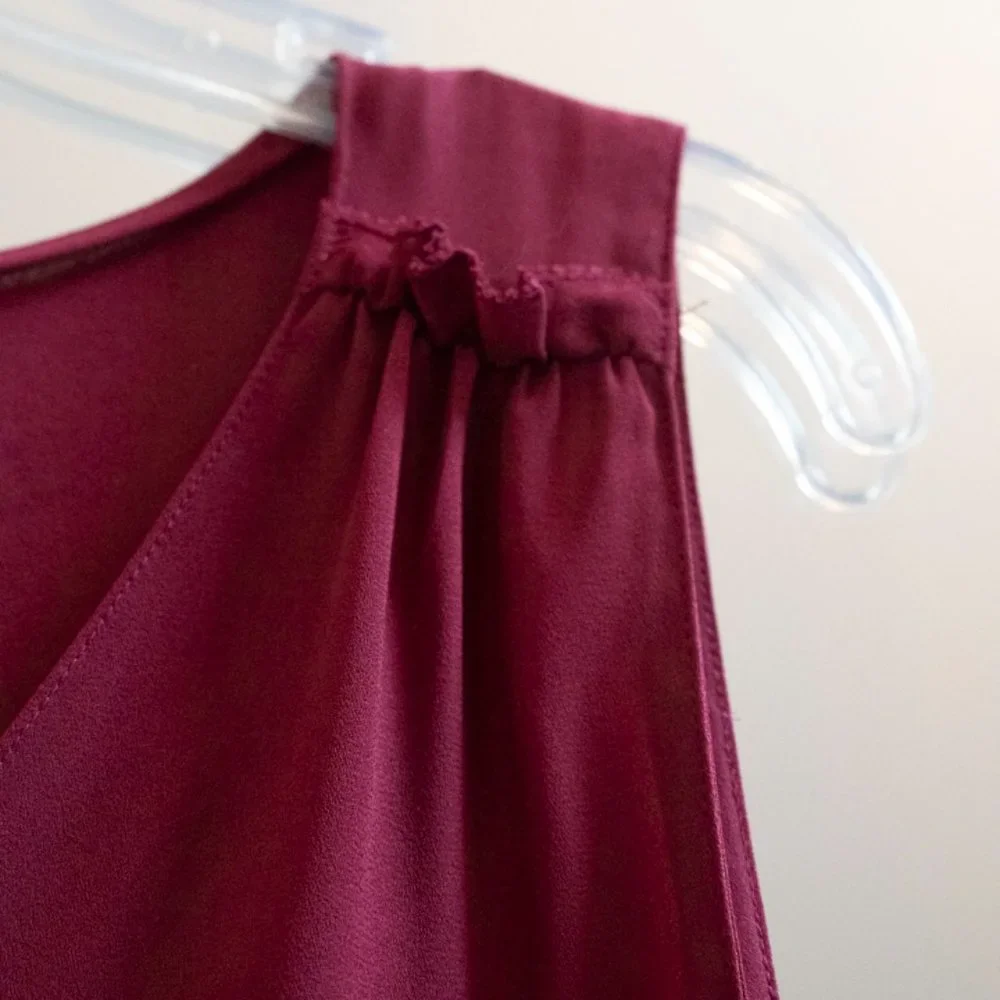 LOFT Raspberry Dressy Tank Top - Picture 2 of 10